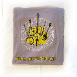 UCLA Bluegrass Music Short Sleeve Band Tee Shirt